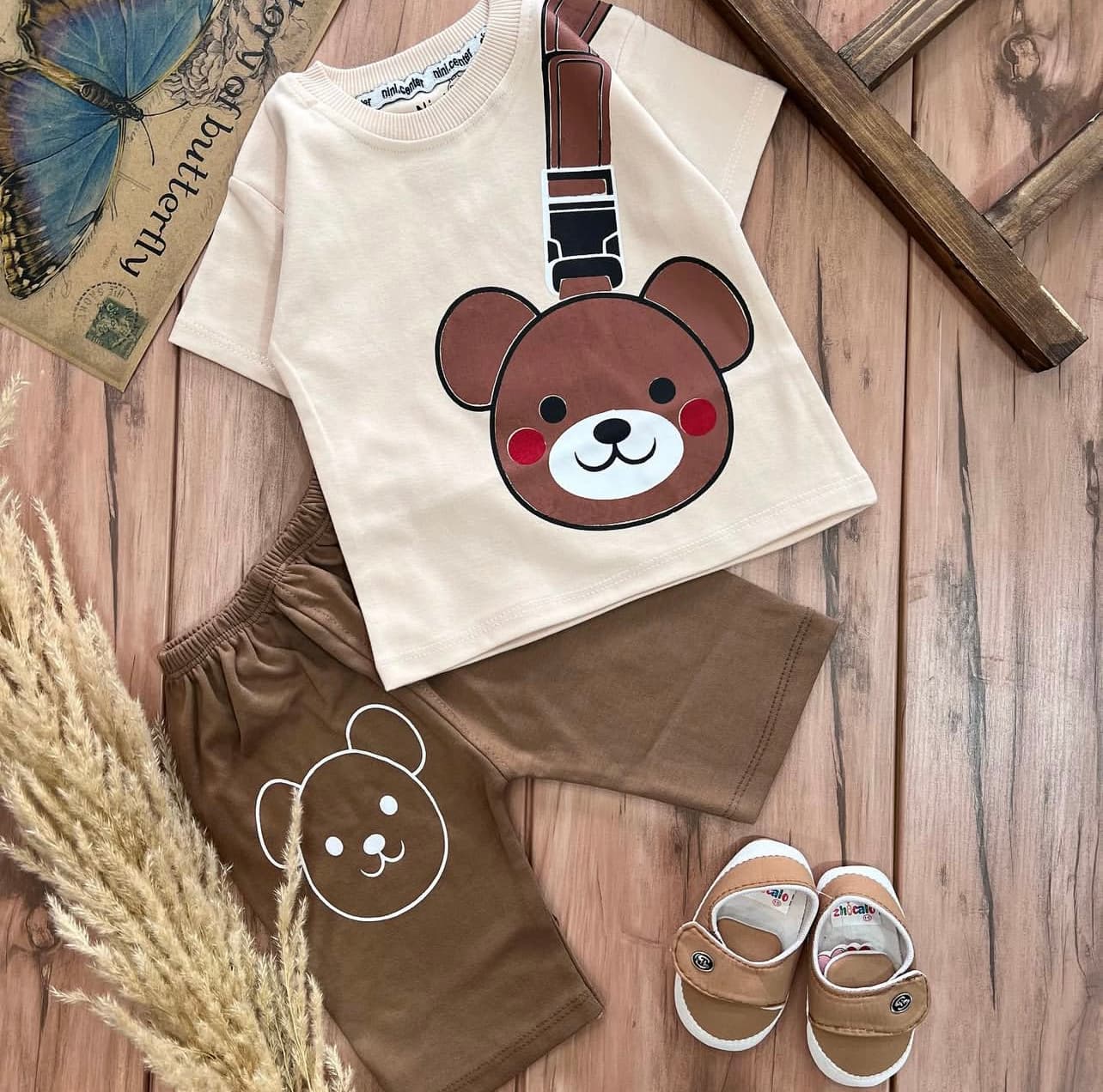 تیشرت شلوارک خرس کیفی (کیفیت عالی)