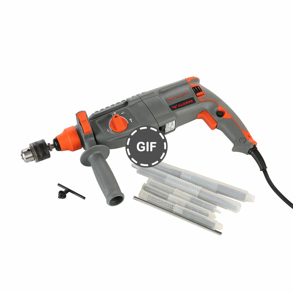 دریل بتن کن سه کاره آلاندو AL-1221