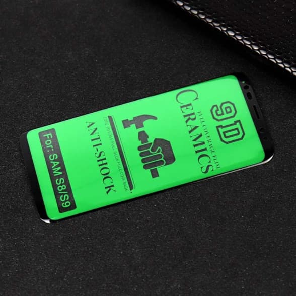 گلس سرامیکی براق خمیده Samsung S8 / S9