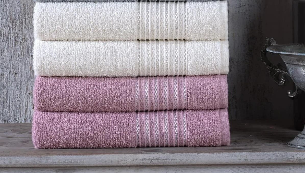 حوله صورت ترک سایز ۵۰*۹۰ سانتی متر رنگ سفید