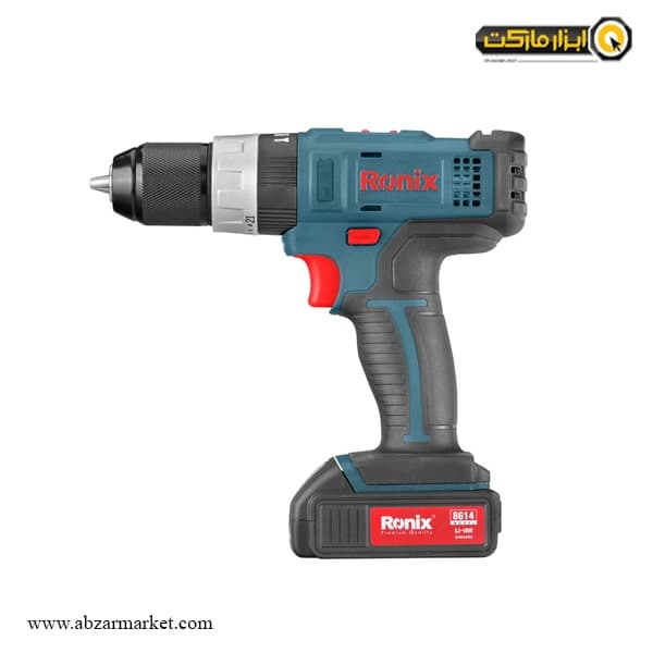 دریل شارژی چکشی رونیکس لیتیوم 14.4 ولت مدل 8614