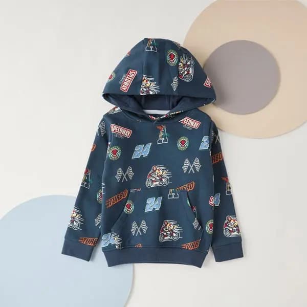 هودی بچه گانه پسرانه برند مکس مدل Racing