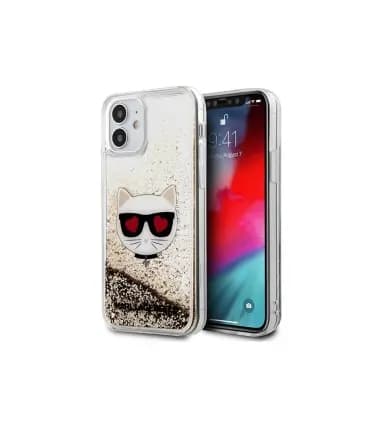 قاب آکواریومی آیفون 12 مینی طرح گربه کارل CG Mobile iphone 12 mini Karl Lagerfeld Cat Aquarium Case