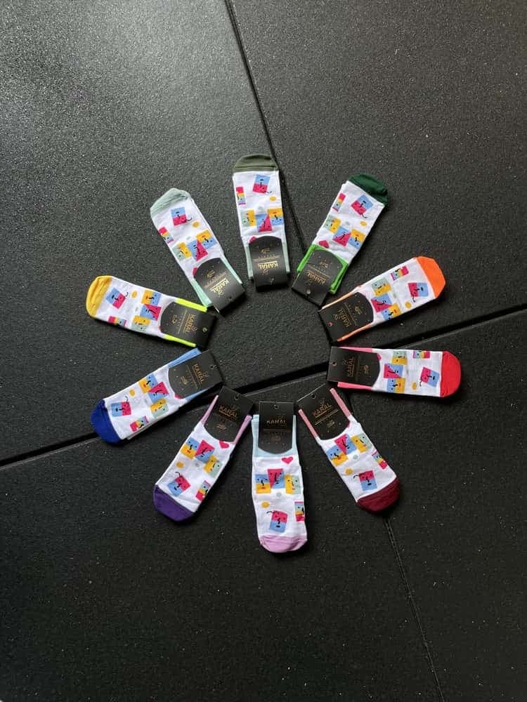 جوراب نیم ساق فانتزی