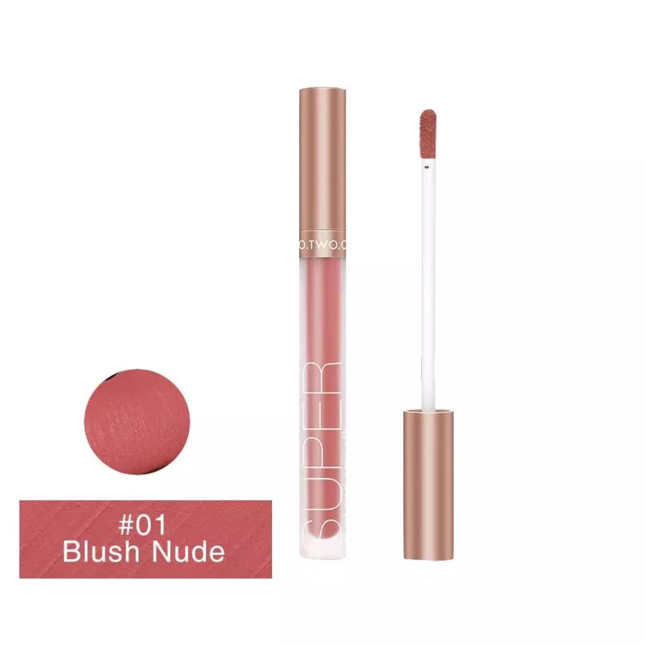 رژلب مایع سوپر مات او تو او کد1 حجم 3 میلی لیتر