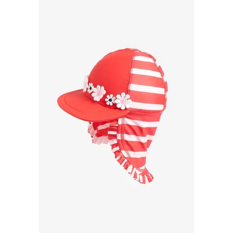 کلاه آفتابی بچه گانه دخترانه مادرکر مدل Stripe ضدآب و مناسب شنا