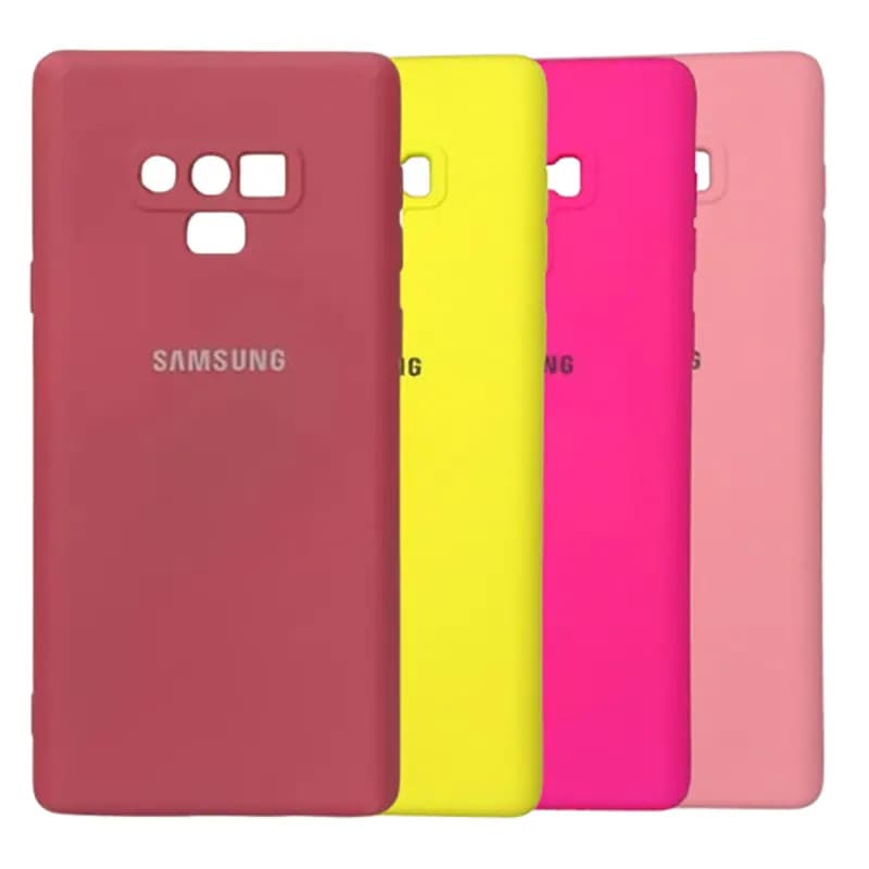 قاب سیلیکونی اصلی نوت 9 با محافظ لنز