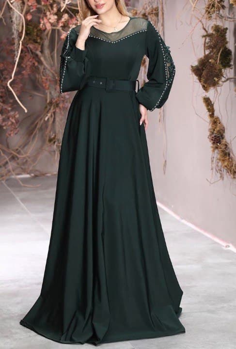 لباس مجلسی و شب ماکسی مدل آناهید٣ سایز بزرگ