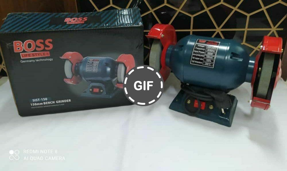 سنگ رومیزی 150 موتور صنعتی باس SIST-150