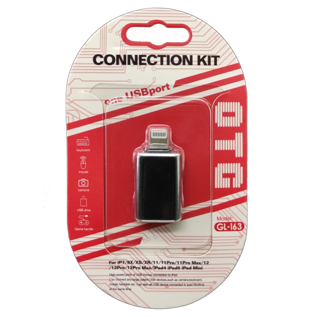 مبدل لایتنینگ OTG مدل MP-121