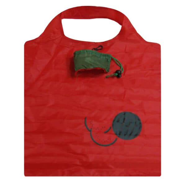 گارنیک کیف خرید بند دار زمینه قرمز طرح هندوانه