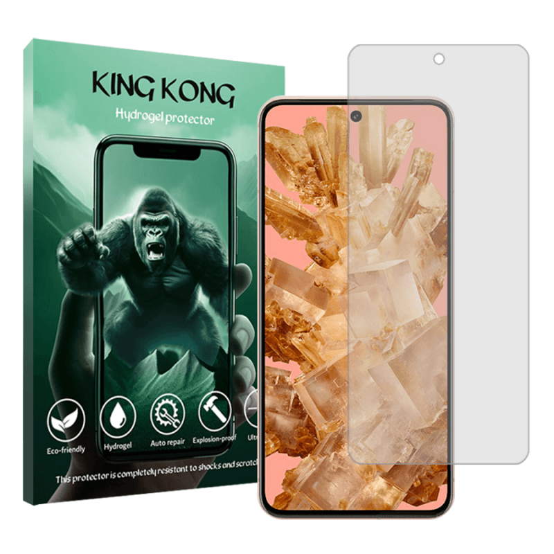محافظ صفحه نمایش شفاف گوشی گوگل Pixel 8 کینگ کونگ مدل Tough