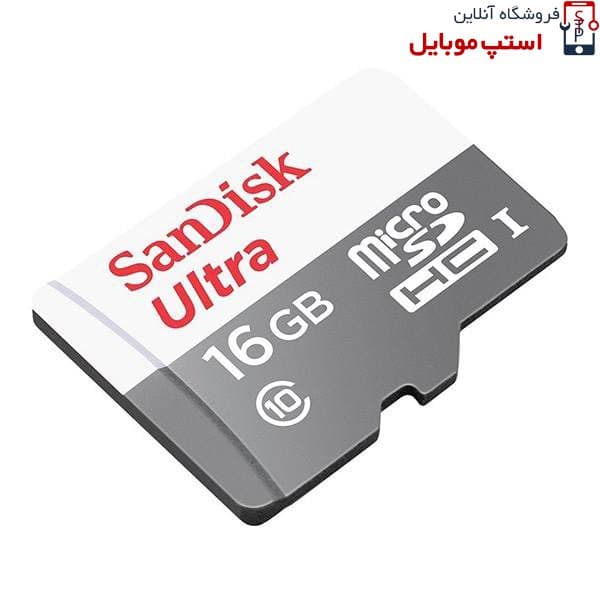 رم میکرو 16 گیگ سن دیسک مدل Ultra کلاس 10 UHS-I