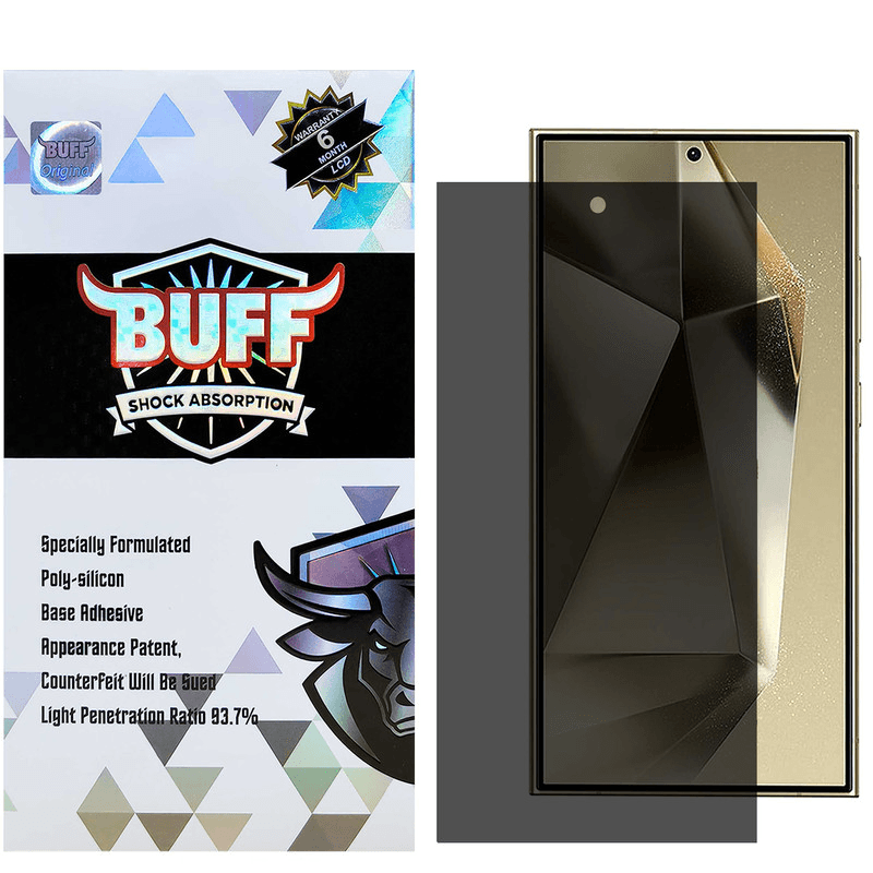 محافظ صفحه نمایش حریم شخصی بوف مدل Silicone-Privacy-G مناسب برای گوشی موبایل سامسونگ Galaxy S24 Ultra – S23 Ultra – S22 Ultra