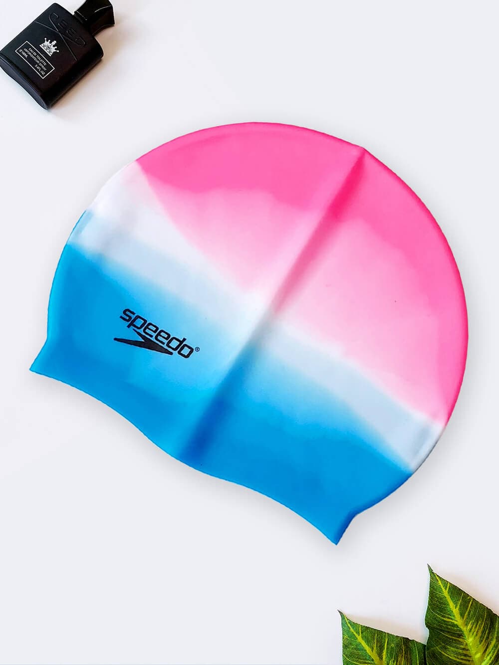 کلاه استخر طرح آبرنگ برند اسپیدو ( Speedo ) زنانه و مردانه سیلیکونی ضد آب و ضد کلر