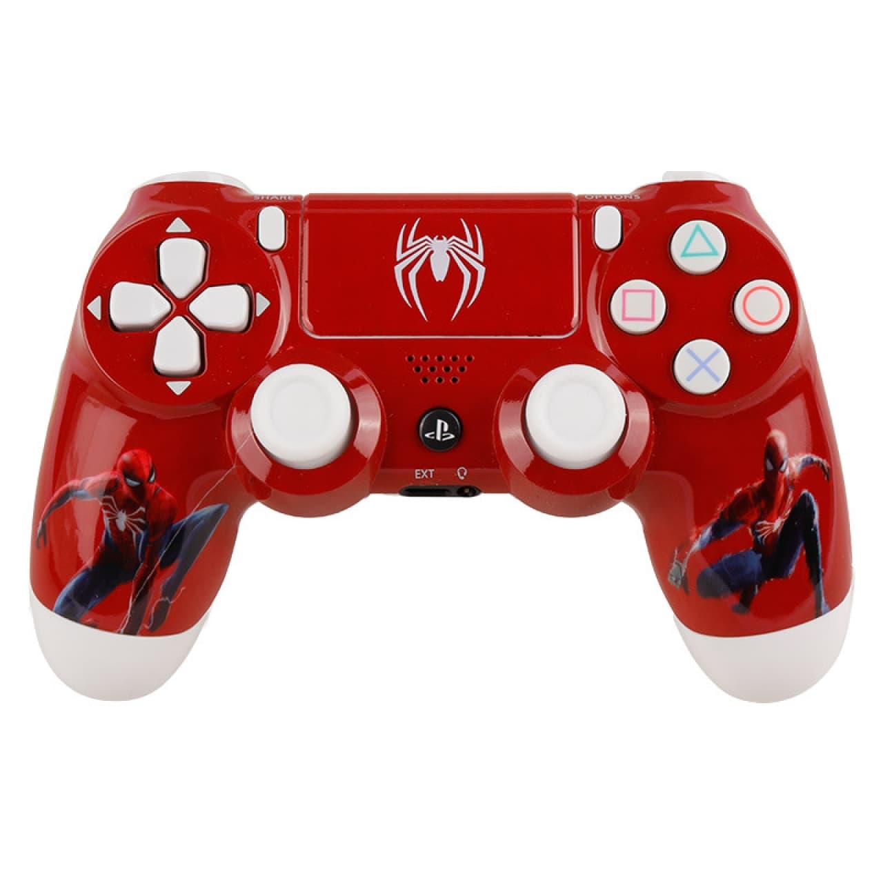دسته بازی بی سیم سونی Dualshock 4 High Copy درجه یک طرح Marvel's Spider-Man 1 مناسب برای PS4