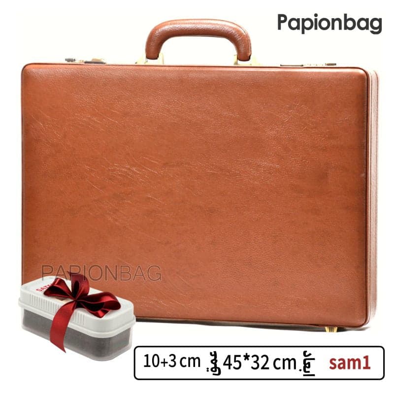 کیف سامسونت چرم مدل sam1 (آکاردئونی یا ریگلاژی) + واکس رایگان