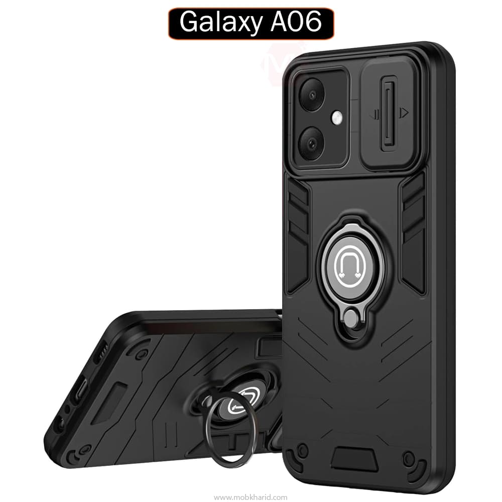 قاب محافظ Armor Sliding Camshield Ring Case | Samsung Galaxy A06