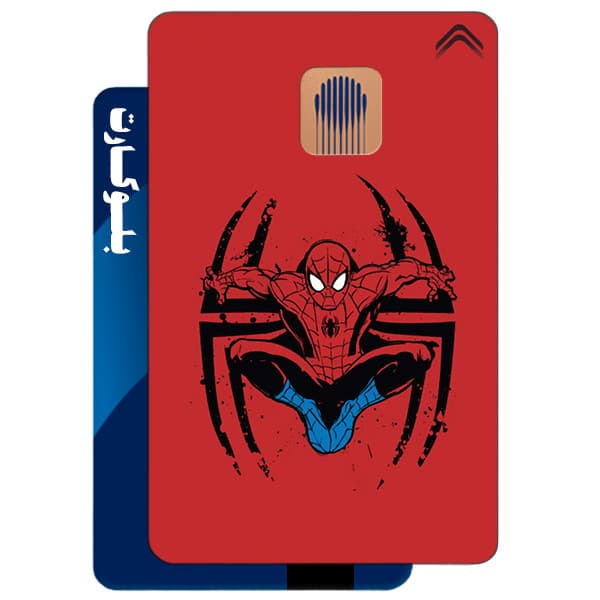 استیکر بلوکارت مدل مرد عنکبوتی کد CAB223-KB