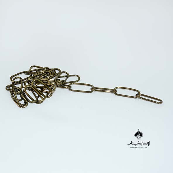 زنجیر لوستر 3 میل زیتونی