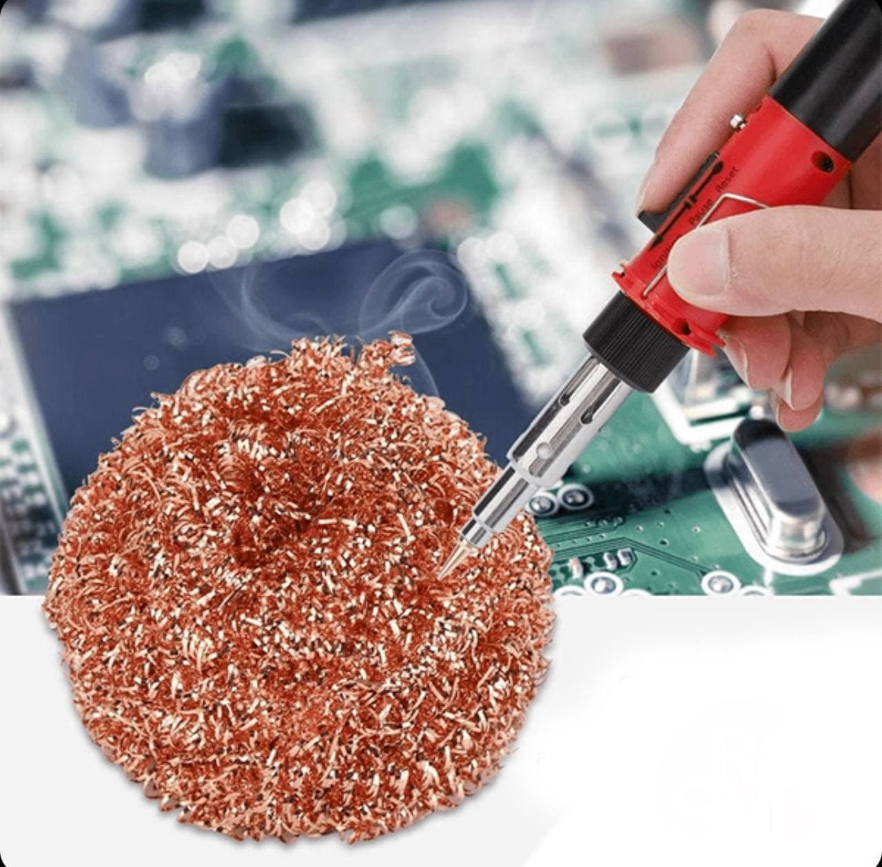 پاک کننده نوک هویه سیمی مسی سانشاین