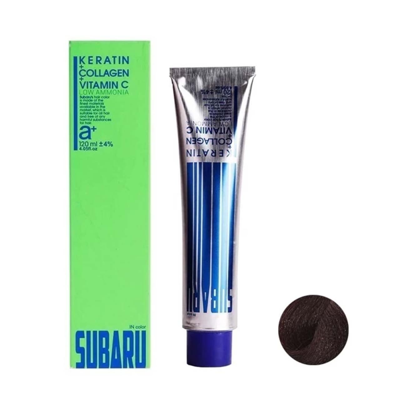 رنگ مو سوبارو شماره 5.7 حجم 120 میلی لیتر رنگ قهوه ای تیره