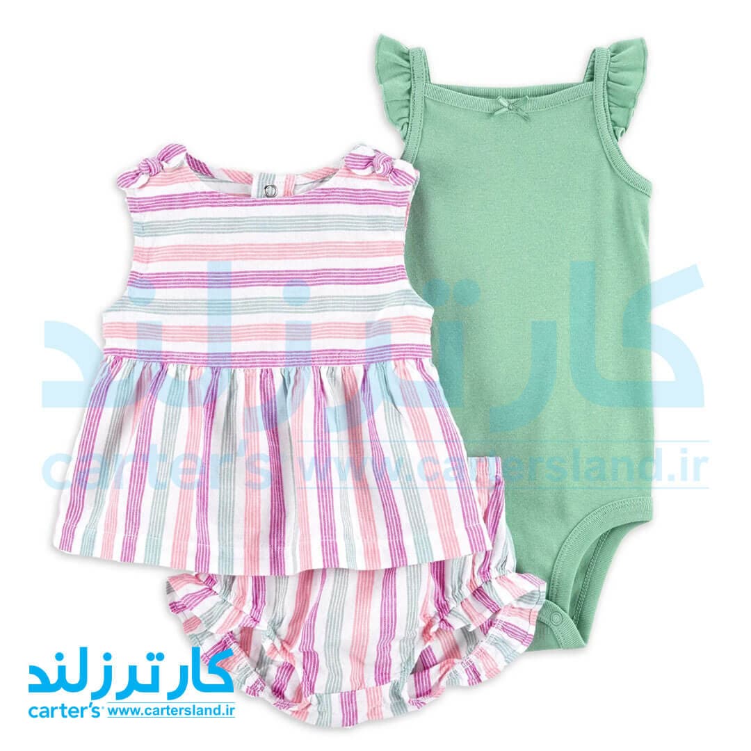 سه تکه دخترانه کارترز کد 2413