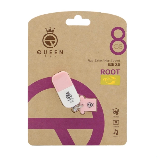 فلش مموری کوئین تک مدل Root USB2.0 ظرفیت 8 گیگابایت