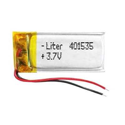 باتری لیتیوم پلیمر با ظرفیت 250mAh سایز 401535