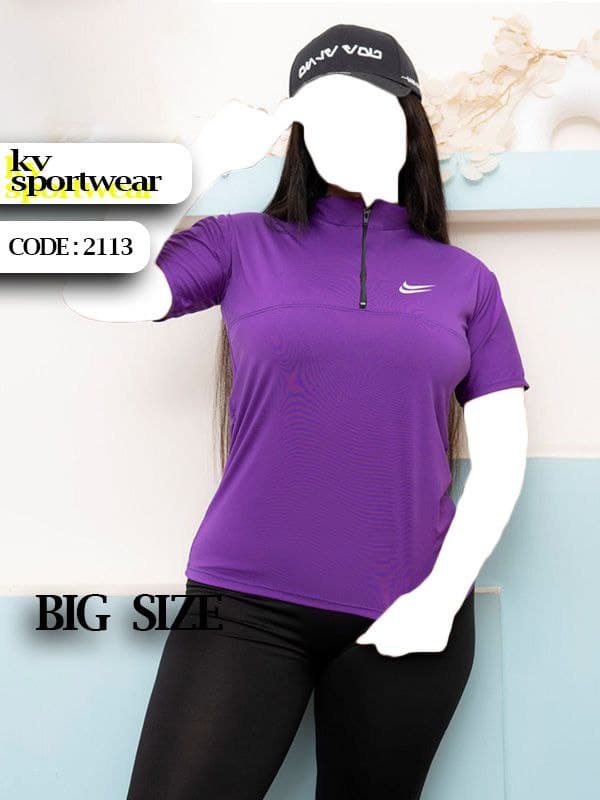 تیشرت سایز بزرگ ورزشی زنانه NIKE کد 0012
