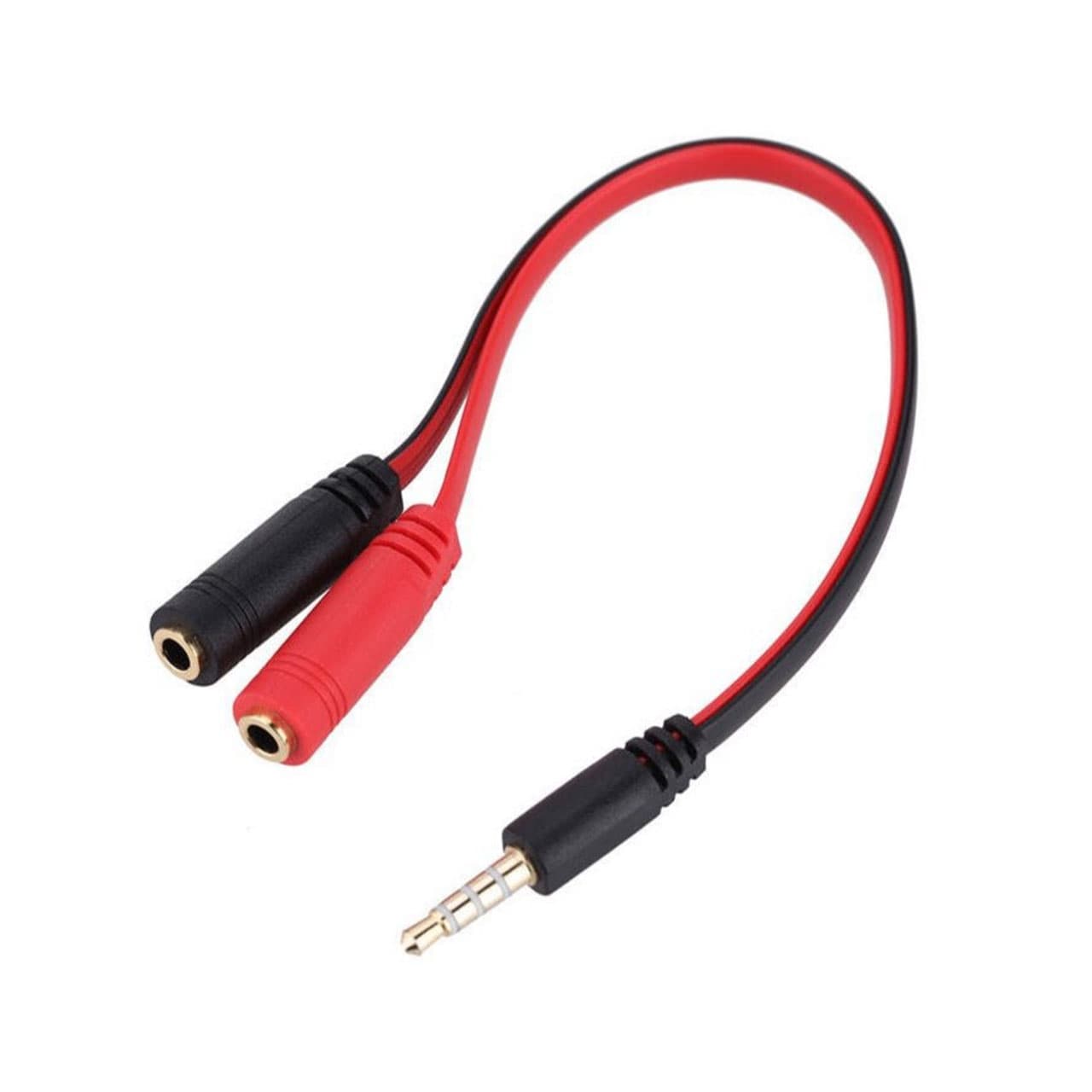 کابل تبدیل 1 به 2 جک 3.5 میلیمتری مدل 8220 طول 0.2 متر