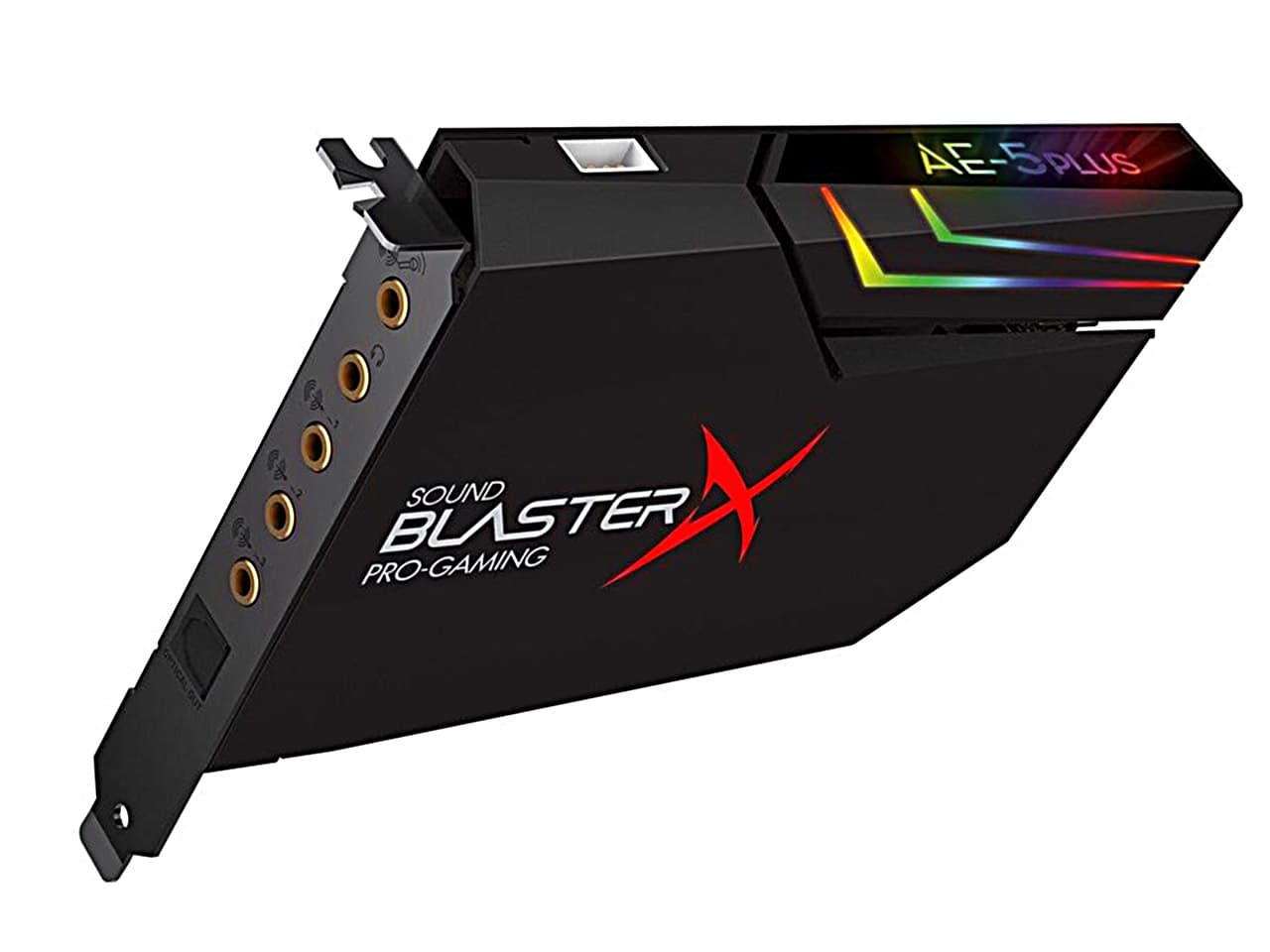 کارت صدا اینترنال کریتیو مشکی Creative Sound BlasterX AE-5 Plus