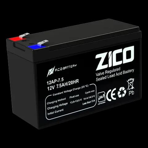 قیمت و خرید باتری یو پی اس 7.5 آمپر زیکو – UPS BATTERY ZICO 7.5A