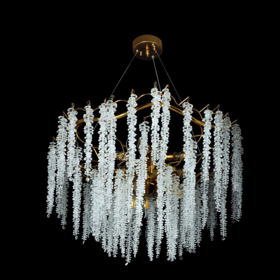 لوستر چشمه نور کد P2687/65 طلایی