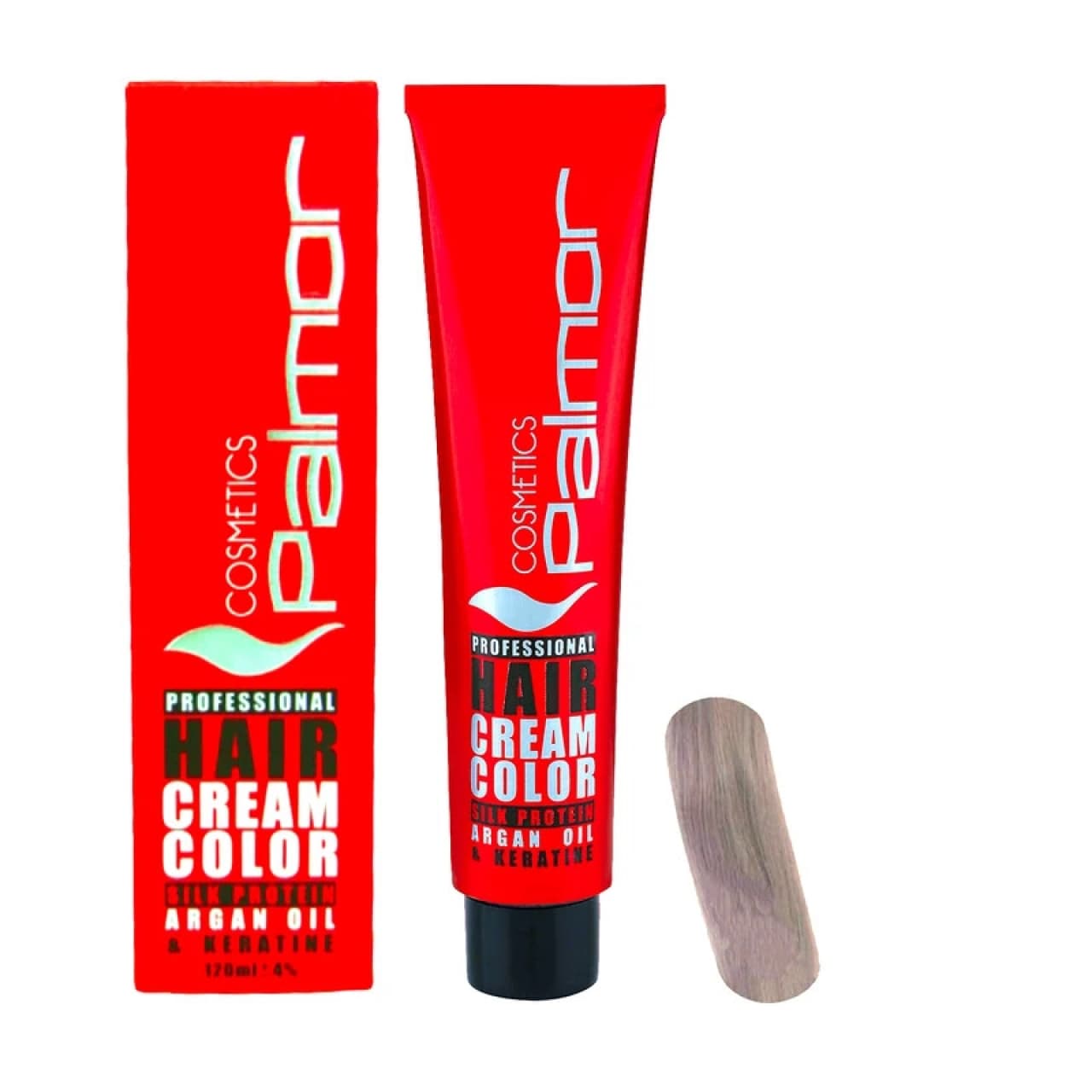 رنگ مو پالمور شماره 9.1 حجم 120 میلی لیتر رنگ بلوند خاکستری خیلی روشن