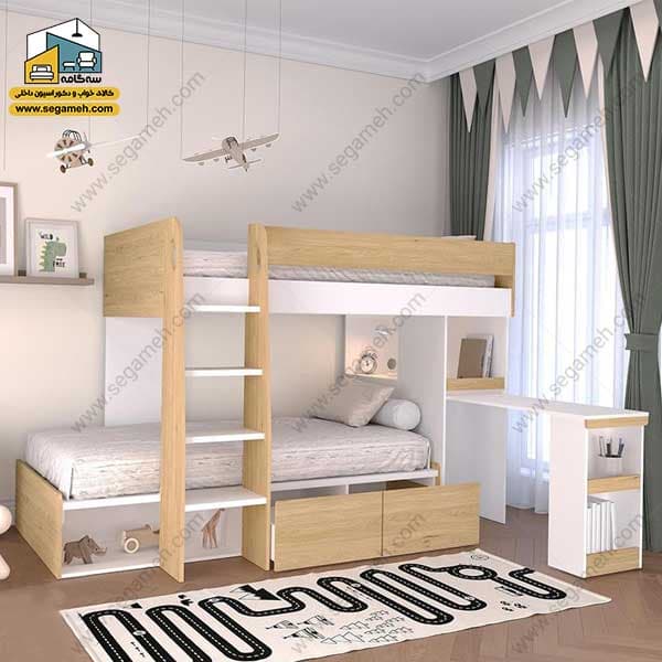 تخت خواب دو طبقه BTDP115