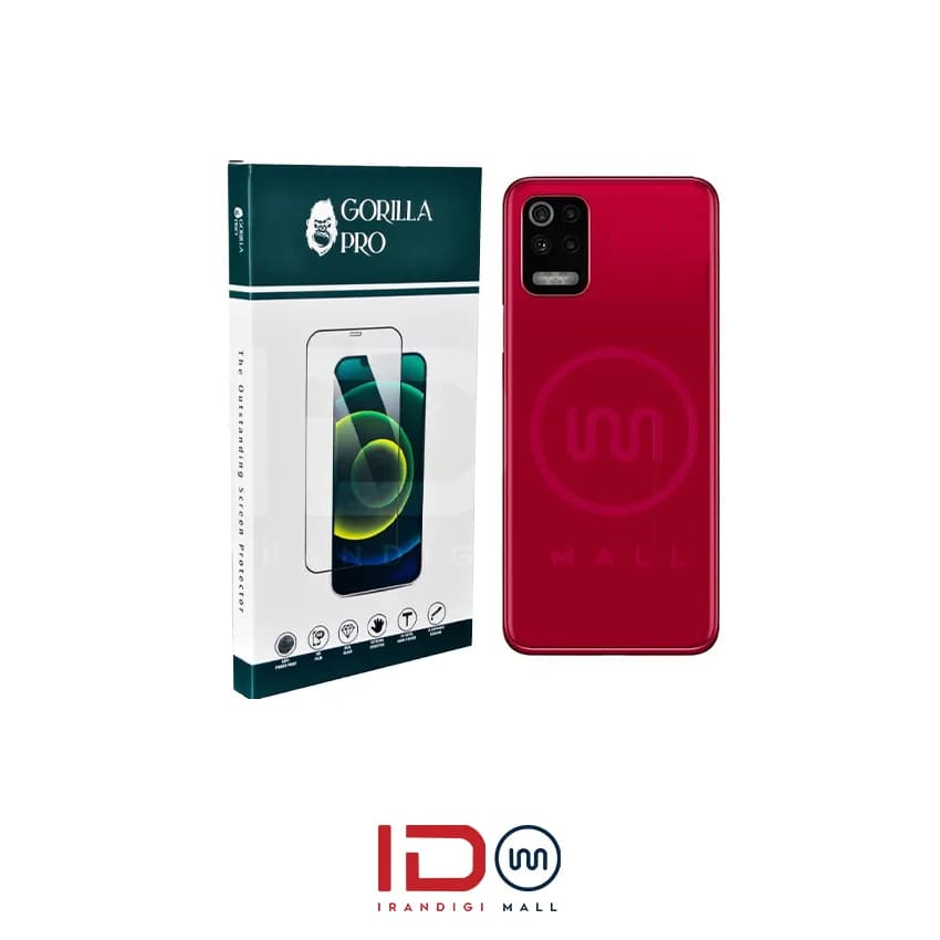 گلس و محافظ هیدروژلی (شفاف) بدنه گوشی ال جی مدل LG K52