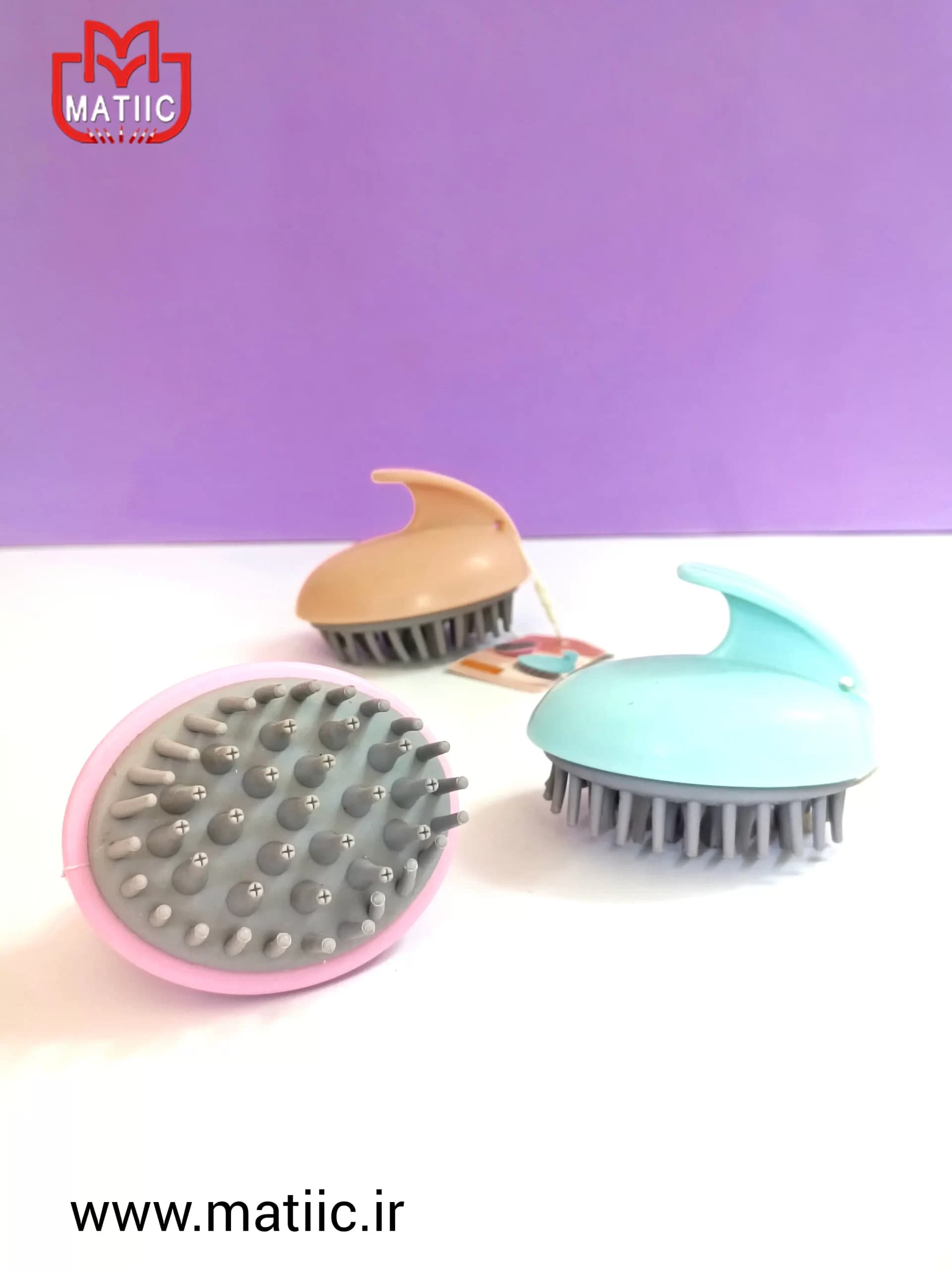 سرشور و ماساژور سر سیلیکونی