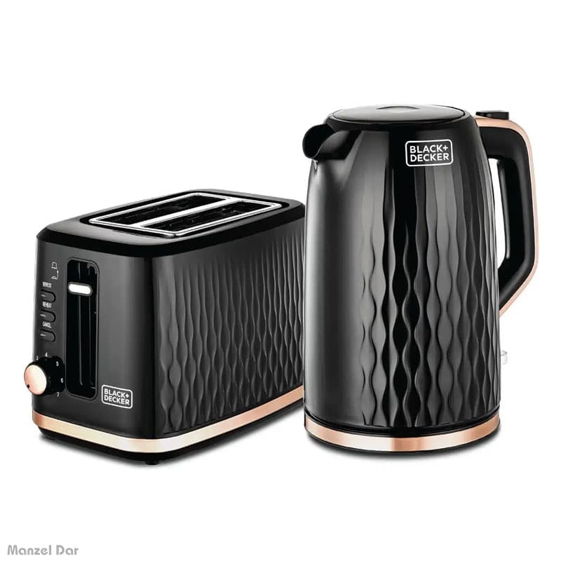 ست کتری برقی و توستر نان بلک اند دکر مدل MBF90