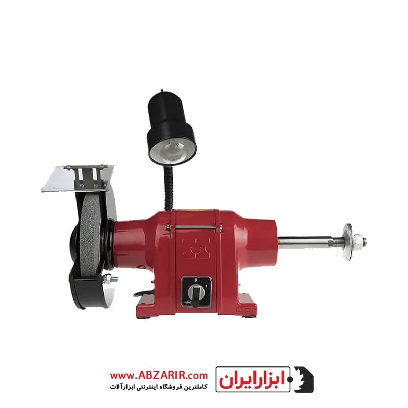 ماشین سنگ پرداخت 200 میلیمتر سه فاز چراغدار محک مدل PGD 200-3/1L