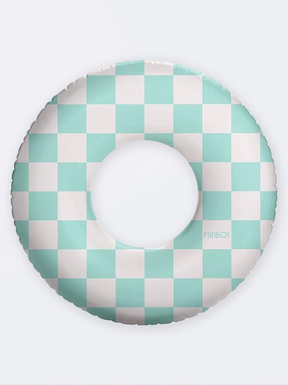 حلقه استخر شنا بچگانه دخترانه و زنانه برای استخر ، پارک آبی و دریا طرح شطرنجی شیک