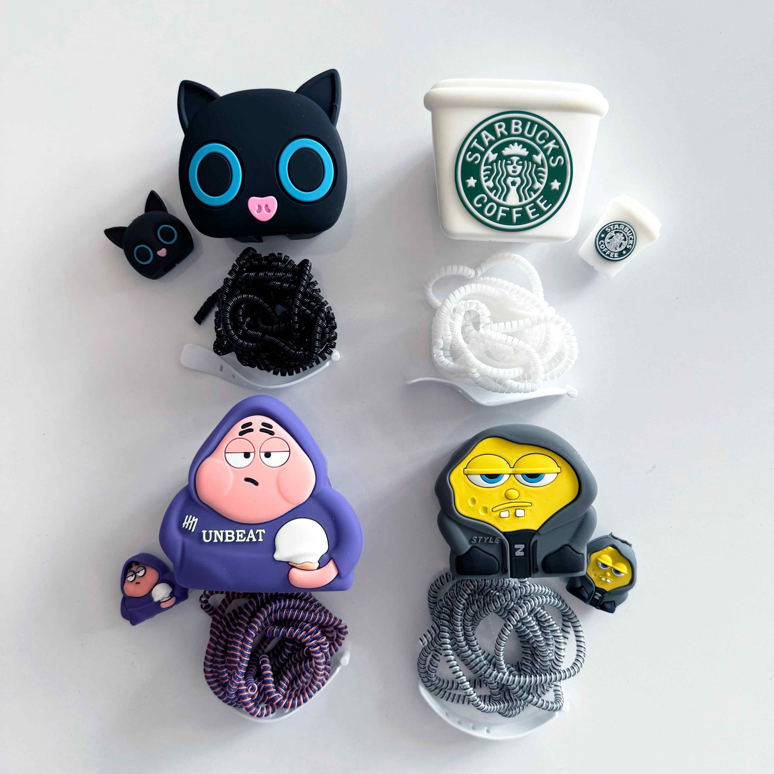 پک محافظ شارژر سیلیکونی عروسکی ۲۰ وات آیفون سه پین