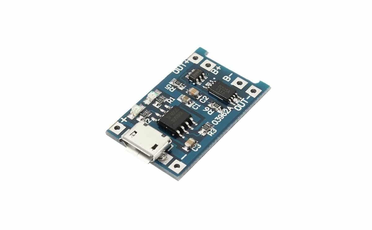 شارژر 5V 1A میکرو USB باتری های لیتیومی به همراه محافظ