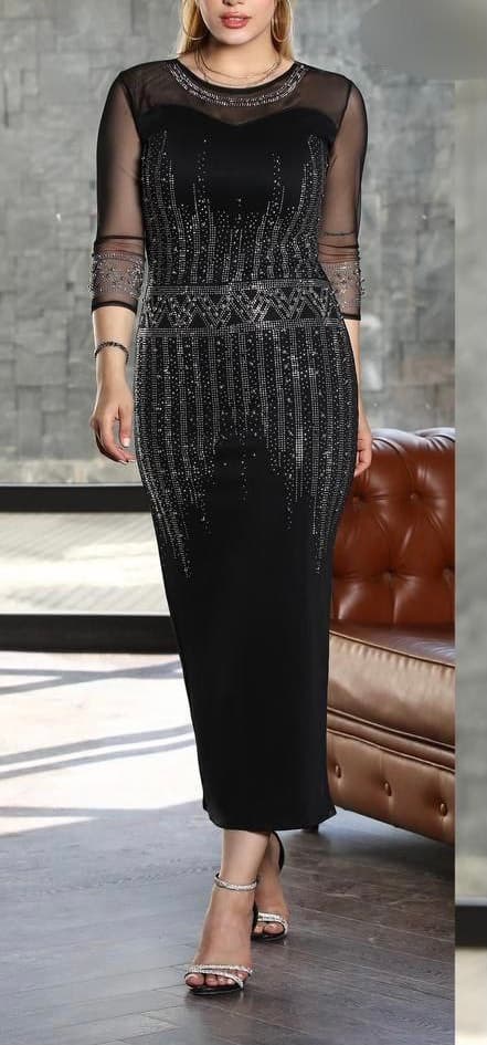 لباس مجلسی و شب ماکسی مدل ثمینا