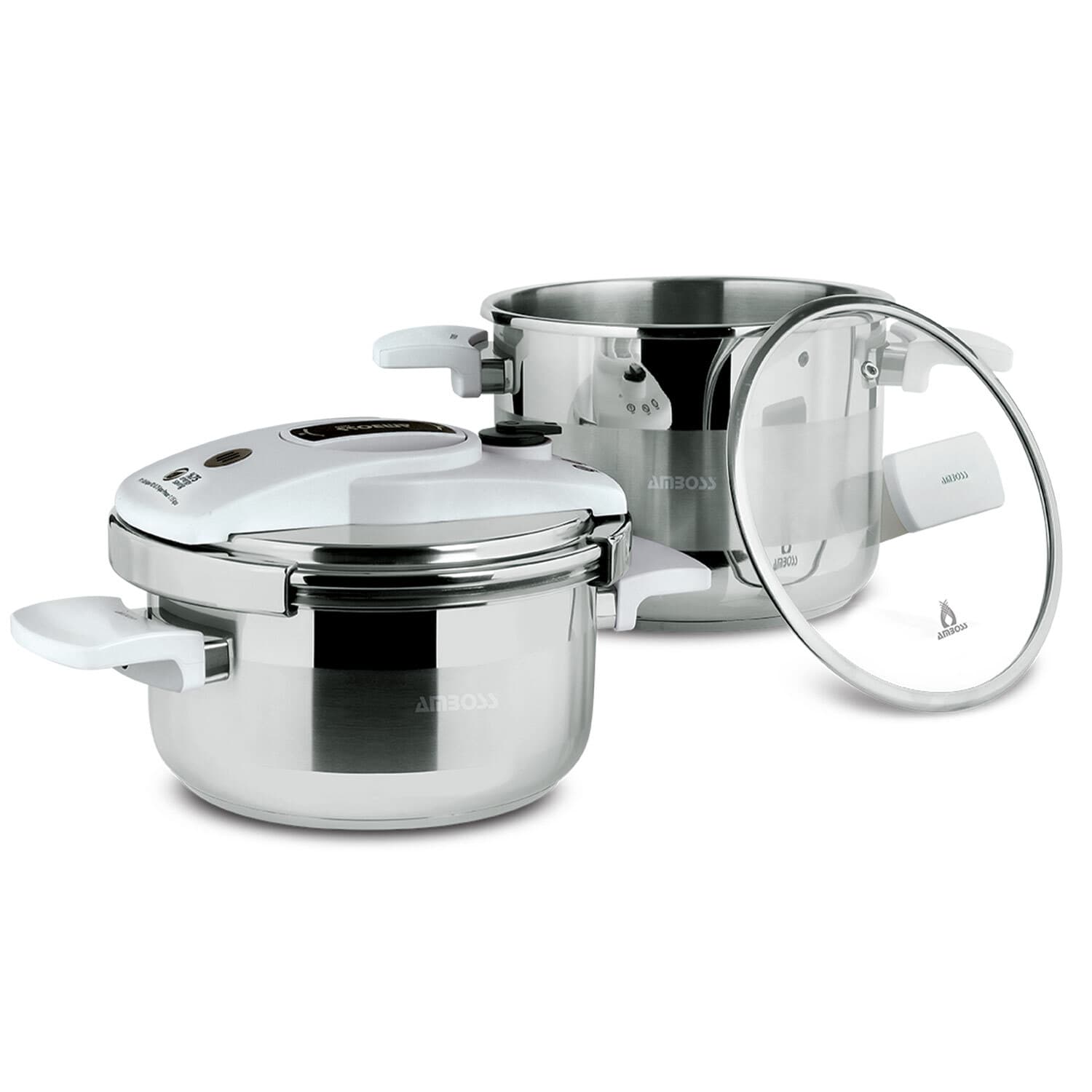 زودپز دوقلو آمبوس مدل درب چرخشی