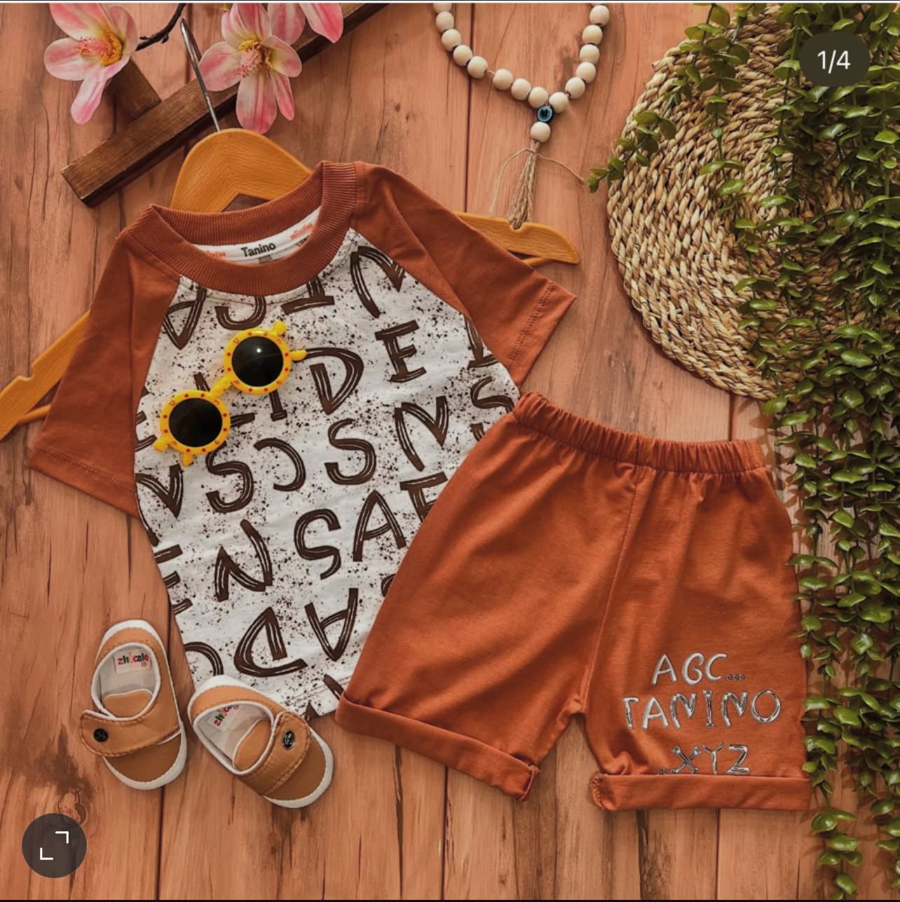 تیشرت شلوارک حروف الفبا