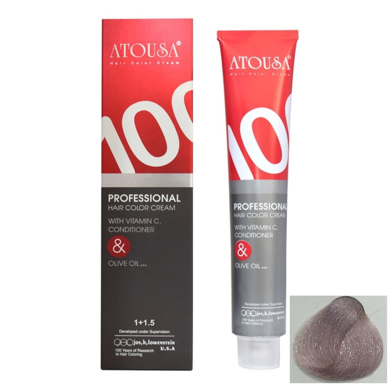 رنگ مو آتوسا شماره 9/016 حجم 100 میلی لیتر رنگ مرواریدی شنی روشن