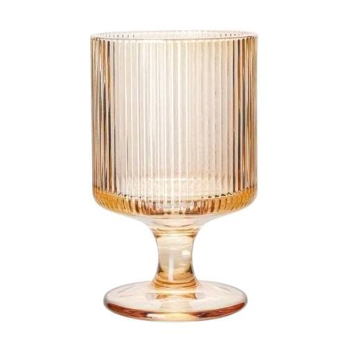 ست ۶ عددی جام پایه دار طلایی