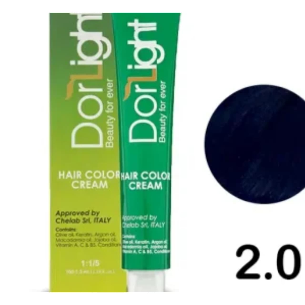 رنگ مو دورلایت شماره 2.0 مشکی طبیعی