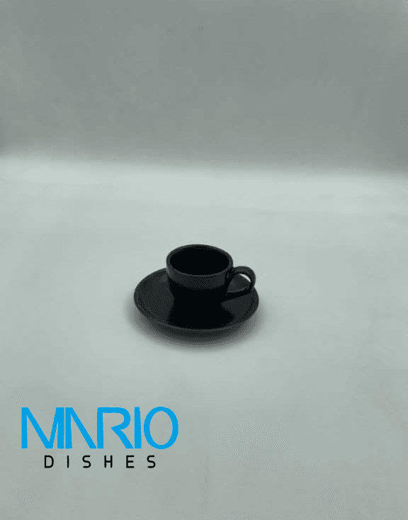 کاپ اسپرسو مشکی مات (ست 6عددی)